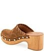 Gentle Souls Daphine Suede Platform Studded Clogs - Image 4