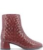 Gentle Souls Elodie Woven Leather Booties - Image 2