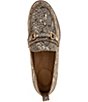 Gentle Souls Eugene Lug Bit Metallic Snake Print Leather Loafers - Image 4