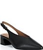 Gentle Souls Ginette Leather High Vamp Slingback Pump - Image 1