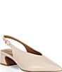 Gentle Souls Ginette Leather High Vamp Slingback Pump - Image 1
