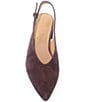 Gentle Souls Ginette Suede High Vamp Slingback Pumps - Image 5