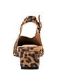 Gentle Souls Kellis Leopard Print Suede Slingback Pumps - Image 3