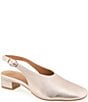 Gentle Souls Kellis Metallic Leather Slingback Pumps - Image 1