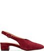 Gentle Souls Kellis Sling Suede Block Heel Pumps - Image 2