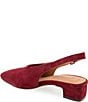 Gentle Souls Kellis Sling Suede Block Heel Pumps - Image 4