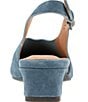 Gentle Souls Kellis Suede Buckled Slingback Pumps - Image 3
