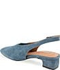 Gentle Souls Kellis Suede Buckled Slingback Pumps - Image 4