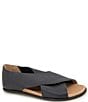 Gentle Souls Laniey Leather Criss-Cross Band Flat Sandals - Image 1