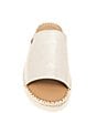 Gentle Souls Leilani Metallic Leather Espadrille Platform Slide Sandals - Image 5