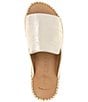 Gentle Souls Leilani Metallic Leather Espadrille Platform Slide Sandals - Image 6