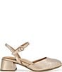 Gentle Souls Lucinda Metallic Leather Ankle Strap Pumps - Image 2