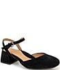 Gentle Souls Lucinda Suede Ankle Strap Pumps - Image 1