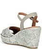 Gentle Souls Nevio Raffia Ankle Strap Wedge Sandals - Image 3