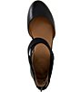 Gentle Souls Noa Leather Elastic Cross Strap Wedge Pumps - Image 6
