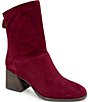 Gentle Souls Saranac Suede Block Heel Booties - Image 1