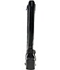 Gentle Souls Sarette Leather Braided Strap Block Heel Tall Boots - Image 3
