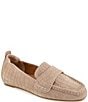 Gentle Souls Sophie Crocodile Embossed Suede Loafers - Image 1