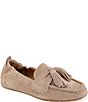 Gentle Souls Sophie Driver Tassel Suede Loafers - Image 1