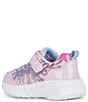 Color:Pink/Sky Blue - Image 4 - Girls' Assister Lighted Sneakers (Toddler)