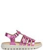 Color:Fuchsia - Image 2 - Girls' Soleima Sandals (Youth)