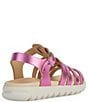 Color:Fuchsia - Image 3 - Girls' Soleima Sandals (Youth)