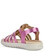 Color:Fuchsia - Image 4 - Girls' Soleima Sandals (Youth)