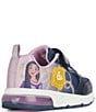 Color:Navy/Lavender - Image 3 - Girls' Space Club Disney Lighted Sneakers (Toddler)