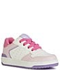 Color:White/Dark Pink - Image 1 - Girls' Washiba Sneakers (Toddler)