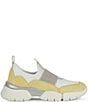 Color:White/Lt Yellow - Image 2 - Adacter W Suede and Mesh Slip On Sneakers