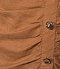 Gianni Bini Ada A-Line Coordinating Linen Mini Skirt - Image 4