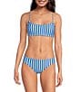 Gianni Bini Amalfi Stripe Bralette Swim Top, Color:French Blue - Image 5