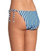 Gianni Bini Amalfi Stripe Tie Side Swim Bottom, Color:French Blue - Image 4