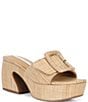 Gianni Bini Anders Mismatched Buckle Platform Slide Sandals - Image 2