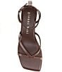 Color:Wardly Brown - Image 5 - Andi Leather Strappy Kitten Heel Sandals