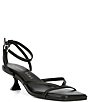 Gianni Bini Andi Leather Strappy Kitten Heel Sandals - Image 1