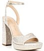 Gianni Bini Andreya Rhinestone Embellished Platform Dress Sandals - Image 1
