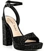 Gianni Bini Andreya Rhinestone Embellished Platform Dress Sandals - Image 1