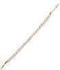 Gianni Bini Aphrodite Double Chain Pearl Anklet - Image 2