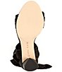 Color:Black - Image 6 - Astraahh Ankle Wrap Block Heel Sandals