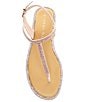 Color:Rose Gold - Image 5 - Avellia Jewel Embellished T-Strap Family Matching Thong Sandals
