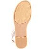 Color:Rose Gold - Image 6 - Avellia Jewel Embellished T-Strap Family Matching Thong Sandals