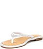 Color:Silver - Image 4 - Betina Bling Embellished Thong Sandals