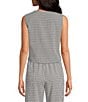 Gianni Bini Bree Gingham Print V-Neck Sleeveless Tie-Front Coordinating Tank - Image 2