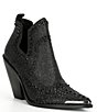 Gianni Bini Brees Rhinestone Metallic Western Booties | Dillard's