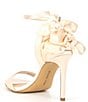 Color:Sweet Cream - Image 3 - Bridal Collection Ansley Satin Bow Back Dress Sandals