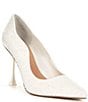 Color:White - Image 1 - Bridal Collection TheaThree Pearl Scalloped Pointed Toe Pumps