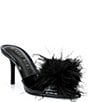 Gianni Bini Camden Patent Feather Stiletto Slide Sandals - Image 1
