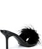 Gianni Bini Camden Patent Feather Stiletto Slide Sandals - Image 2