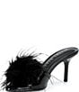 Gianni Bini Camden Patent Feather Stiletto Slide Sandals - Image 6